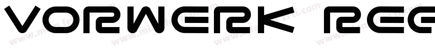 Vorwerk Regular字体转换
